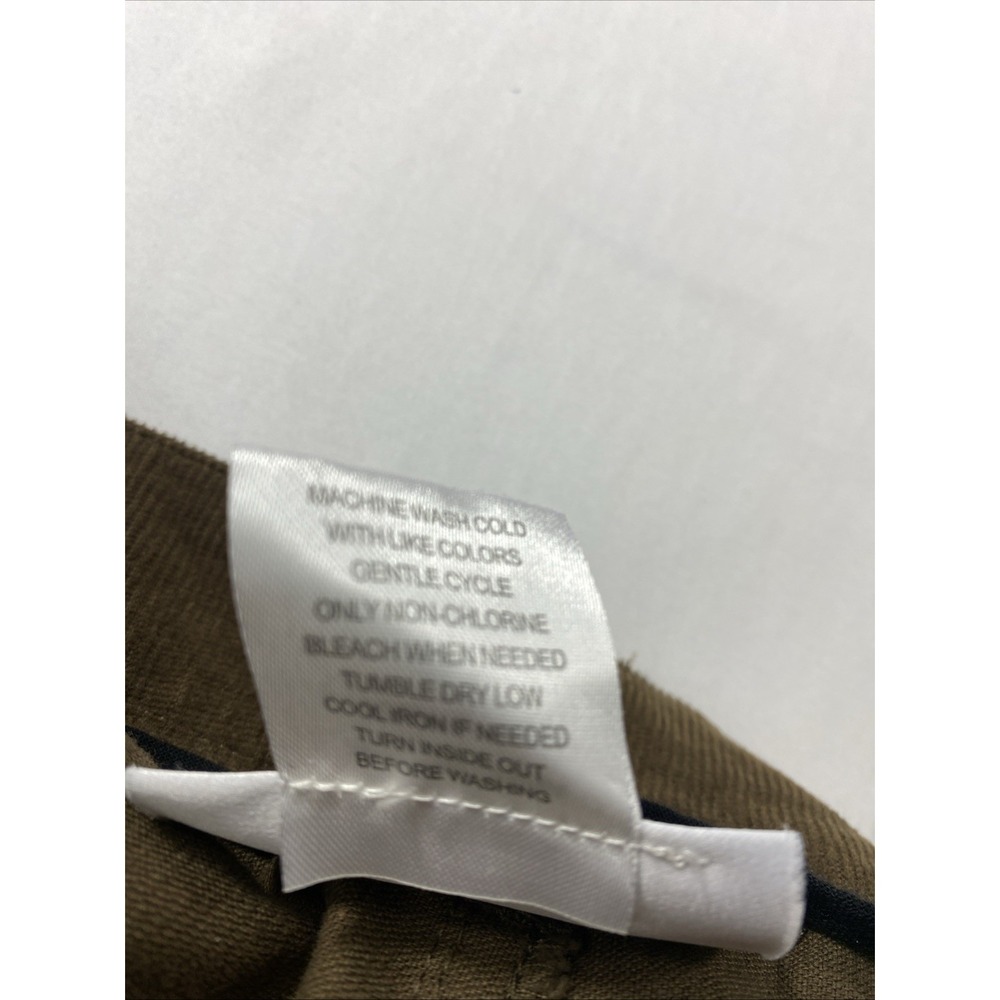 Back In The Saddle Pants Size 16 Brown Corduroy Embroidered Roses Flared Curvy - Picture 4 of 12